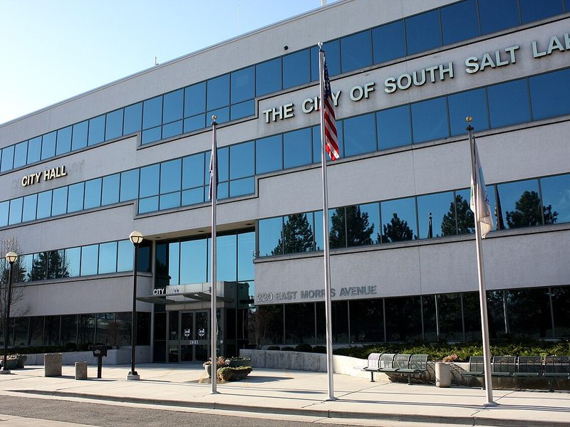 South Salt Lake City Hall on Morris Avenue, South Salt Lake, Utah